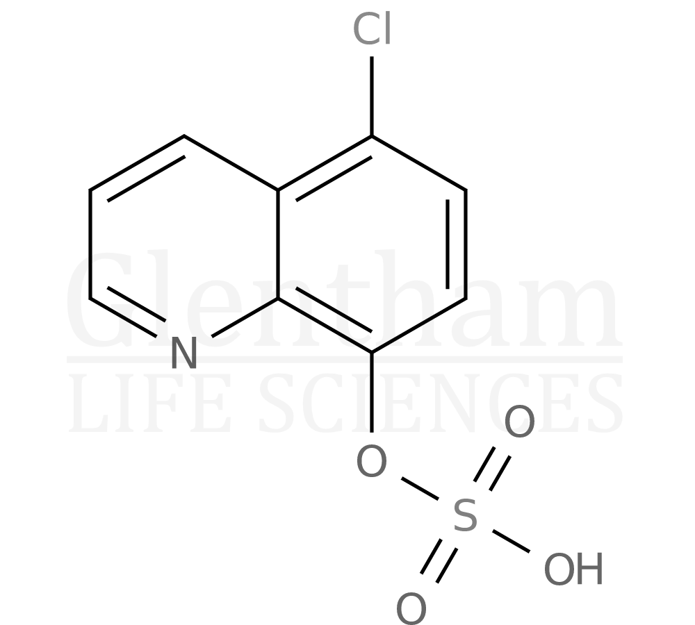 5-Chloro-8-hydroxyquinoline sulfate Structure