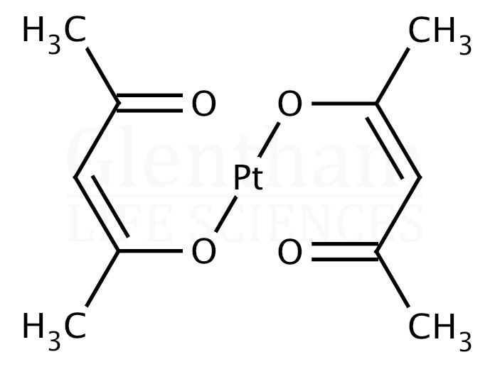 Platinum 2,4-pentanedionate Structure