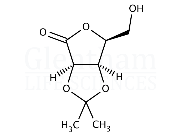 Strcuture for 2,3-O-Isopropylidene-L-lyxono-1,4-lactone