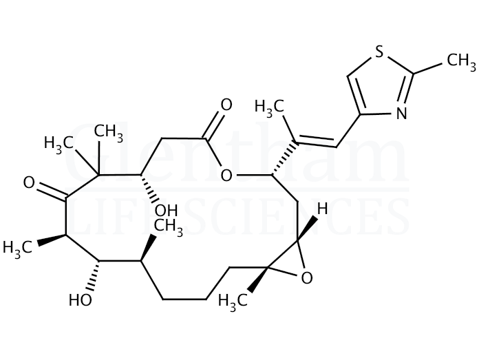 (-)-Epothilone B Structure