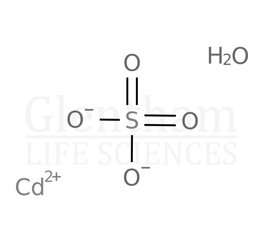Structure for Cadmium sulfate hydrate, 98+%