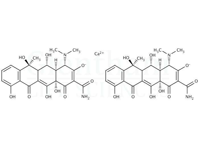 Oxytetracycline hemicalcium salt Structure