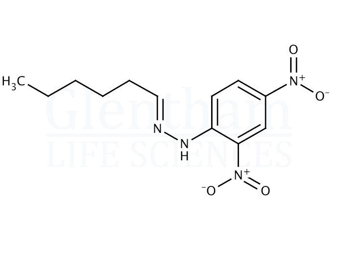 Hexanal 2,4-dinitrophenylhydrazone Structure