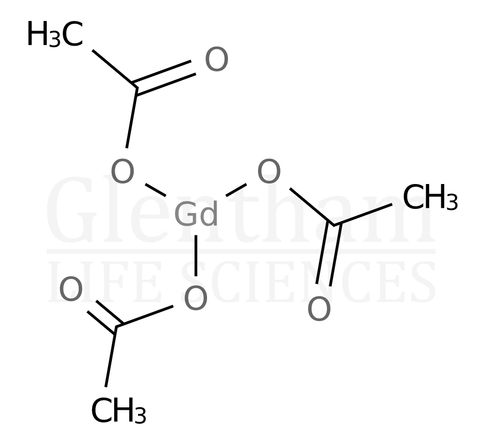 Structure for Gadolinium acetate hydrate, 99.9%