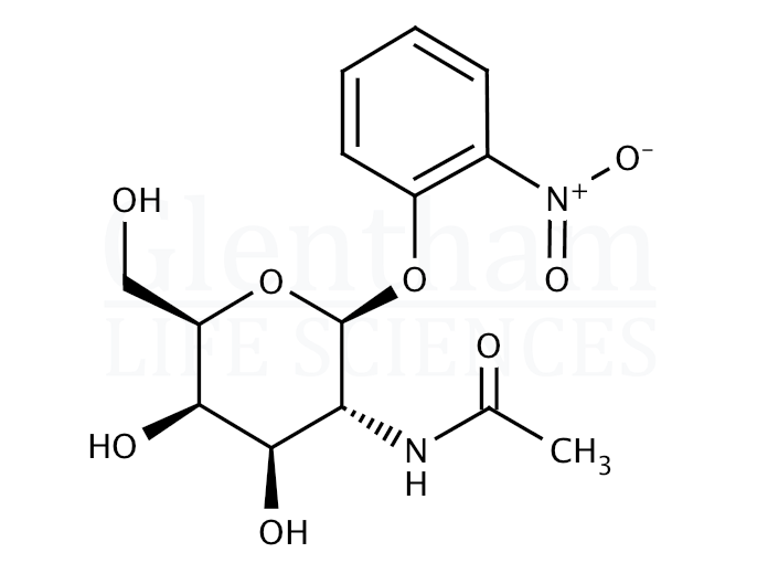 2-Nitrophenyl 2-acetamido-2-deoxy-b-D-galactopyranose Structure