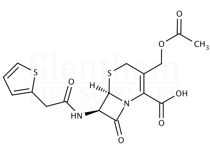 Structure for Cefalotin (153-61-7)