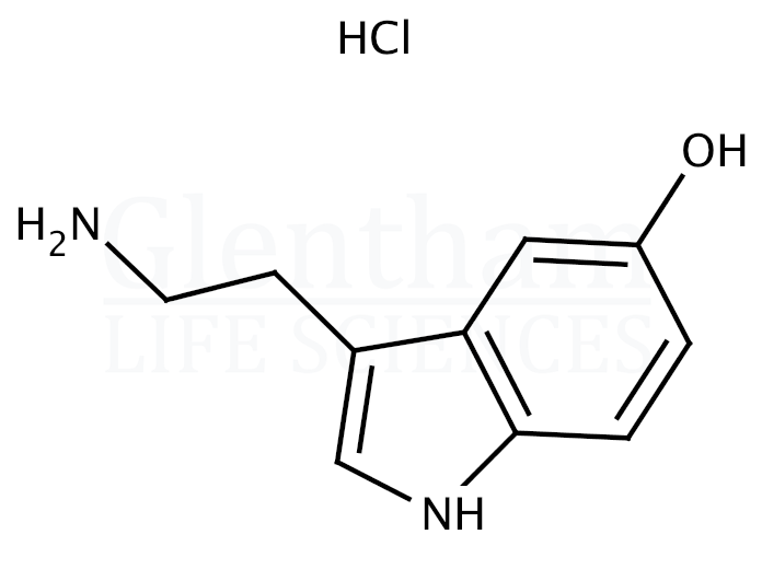 Serotonin hydrochloride Structure