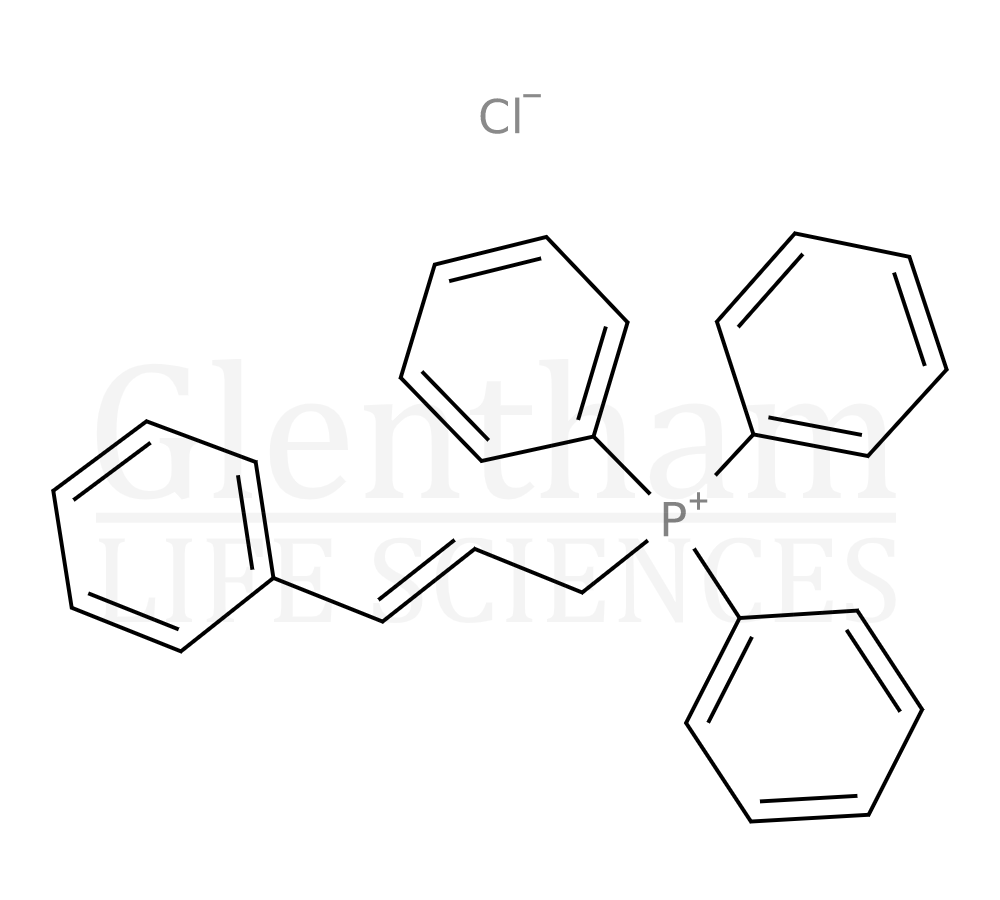 Structure for Cinnamyltriphenylphosphonium chloride