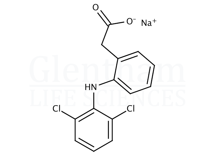 Structure for Diclofenac sodium salt