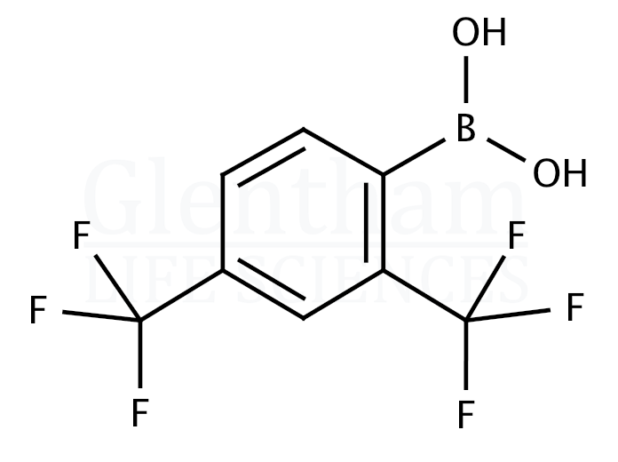 2,4-Bis-trifluoromethylphenylboronic acid Structure