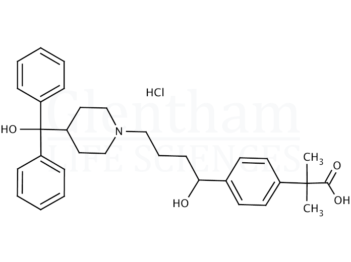 Structure for Fexofenadine hydrochloride