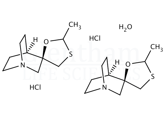 Structure for Cevimeline hydrochloride hemihydrate