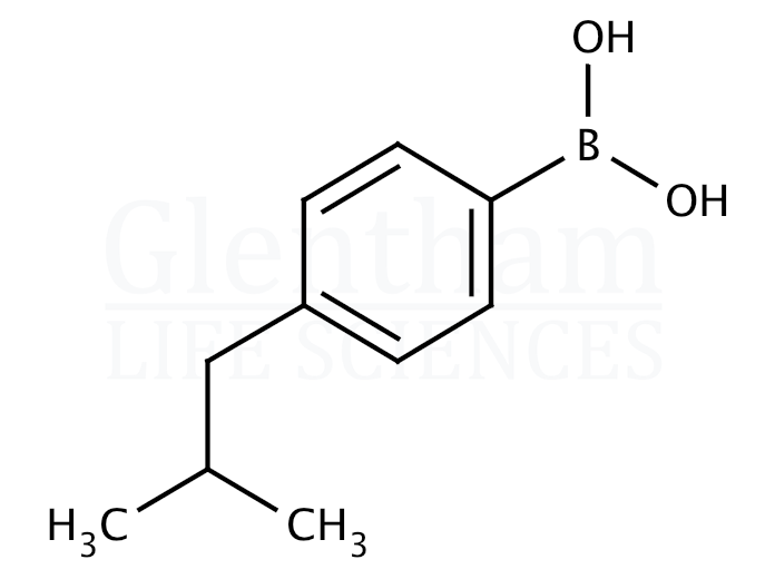4-Isobutylphenylboronic acid Structure