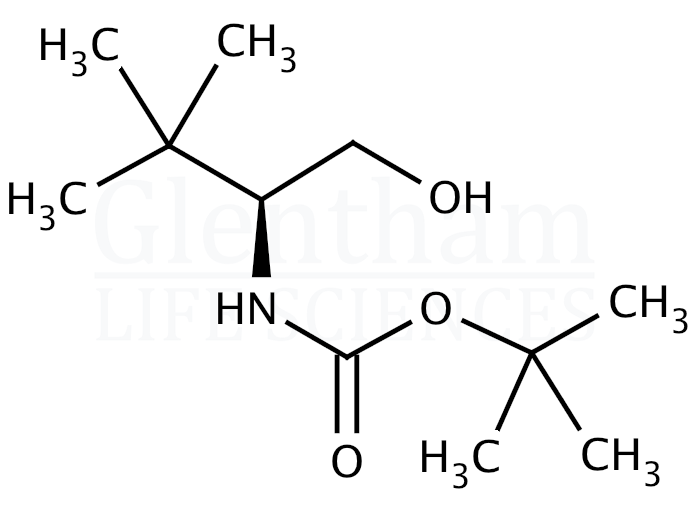 Structure for (S)-(-)-N-Boc-tert-leucinol (153645-26-2)