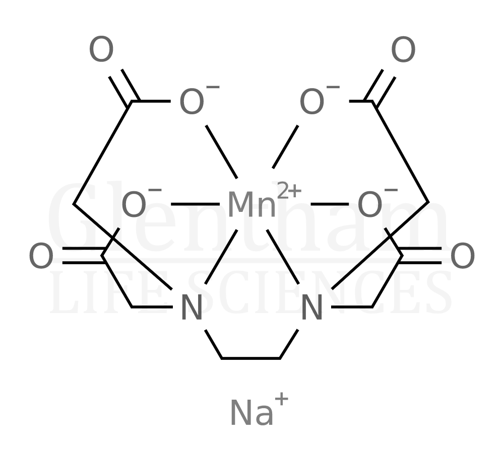 Structure for EDTA manganese disodium salt hydrate