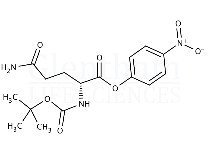 Boc-Gln-ONp Structure