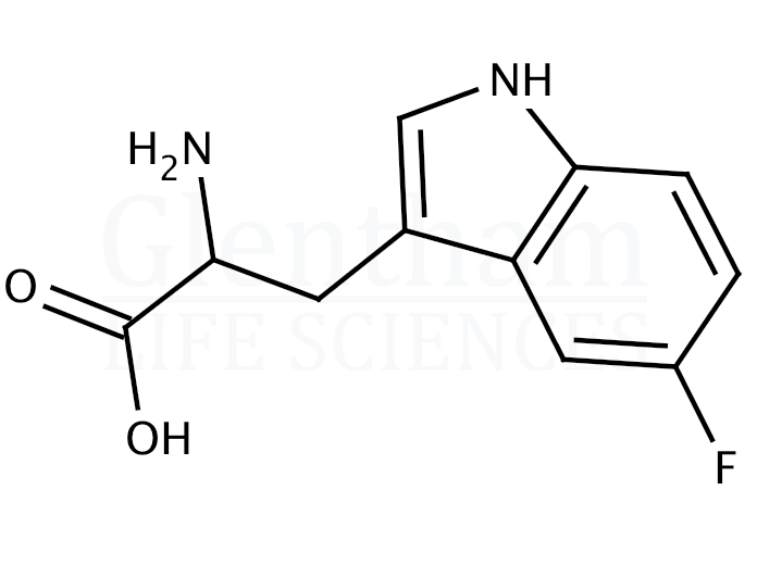 Structure for 5-Fluoro-DL-tryptophan