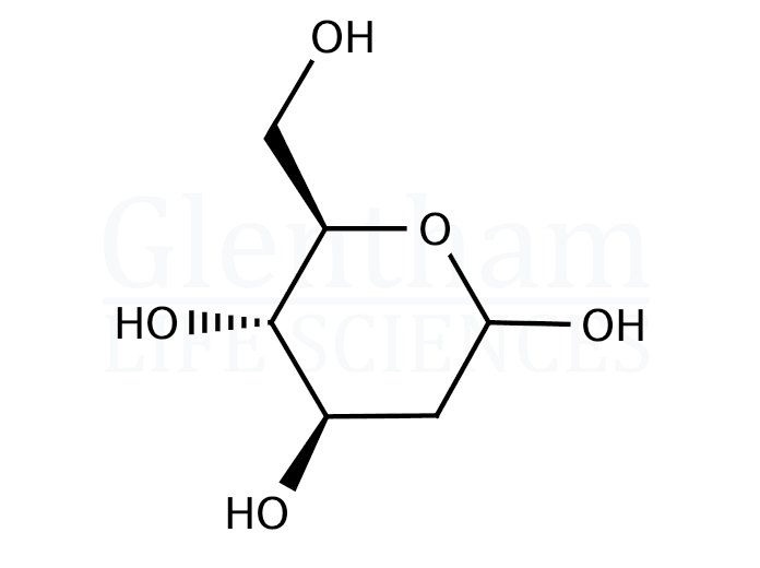 Structure for 2-Deoxy-D-glucose (154-17-6)