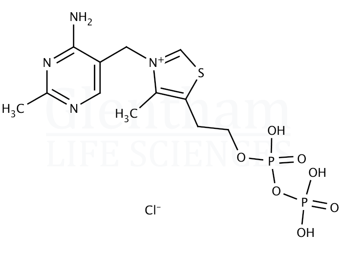 Structure for Thiamine pyrophosphate (154-87-0)