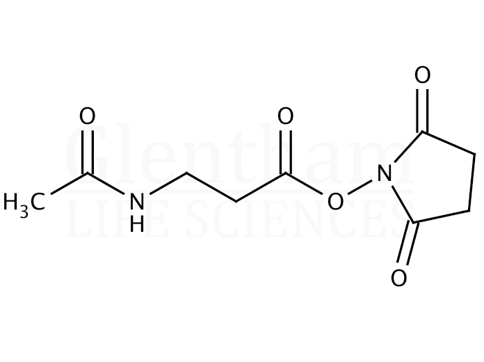 N-Acetyl-β-alanine N-Hydroxysuccinimide ester Structure