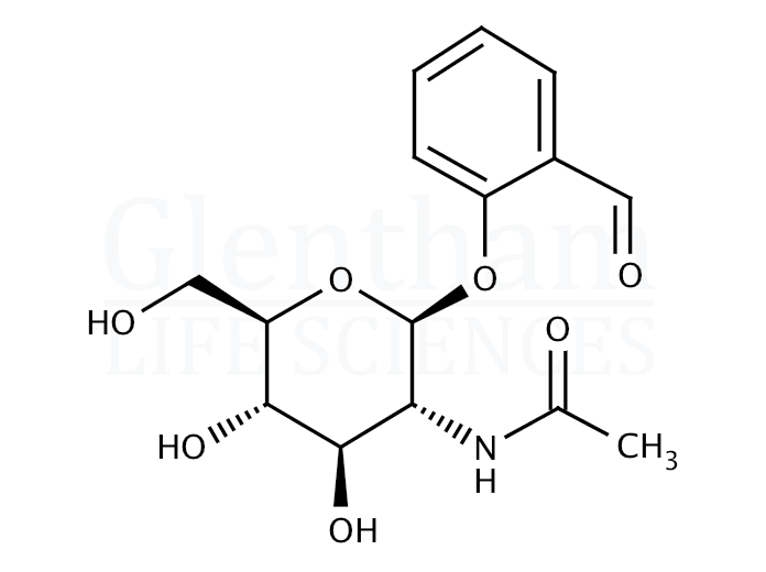 2-Formylphenyl 2-acetamido-2-deoxy-b-D-glucopyranoside Structure