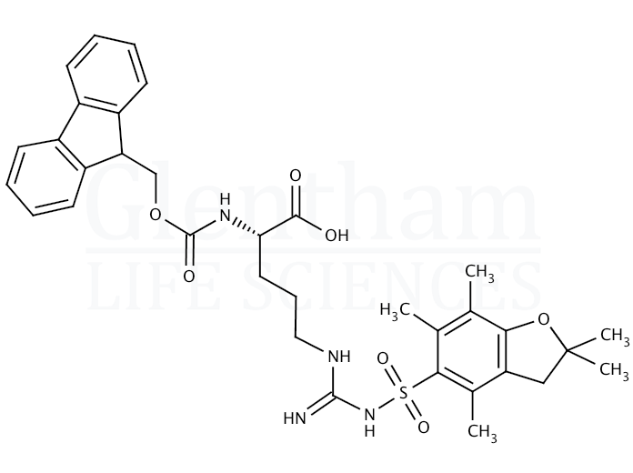 Structure for Fmoc-Arg(Pbf)-OH