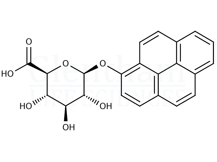1-Hydroxypyrene b-D-glucuronide Structure