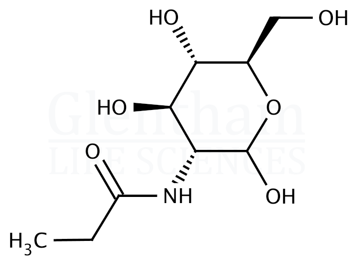 N-Propionyl-D-glucosamine Structure