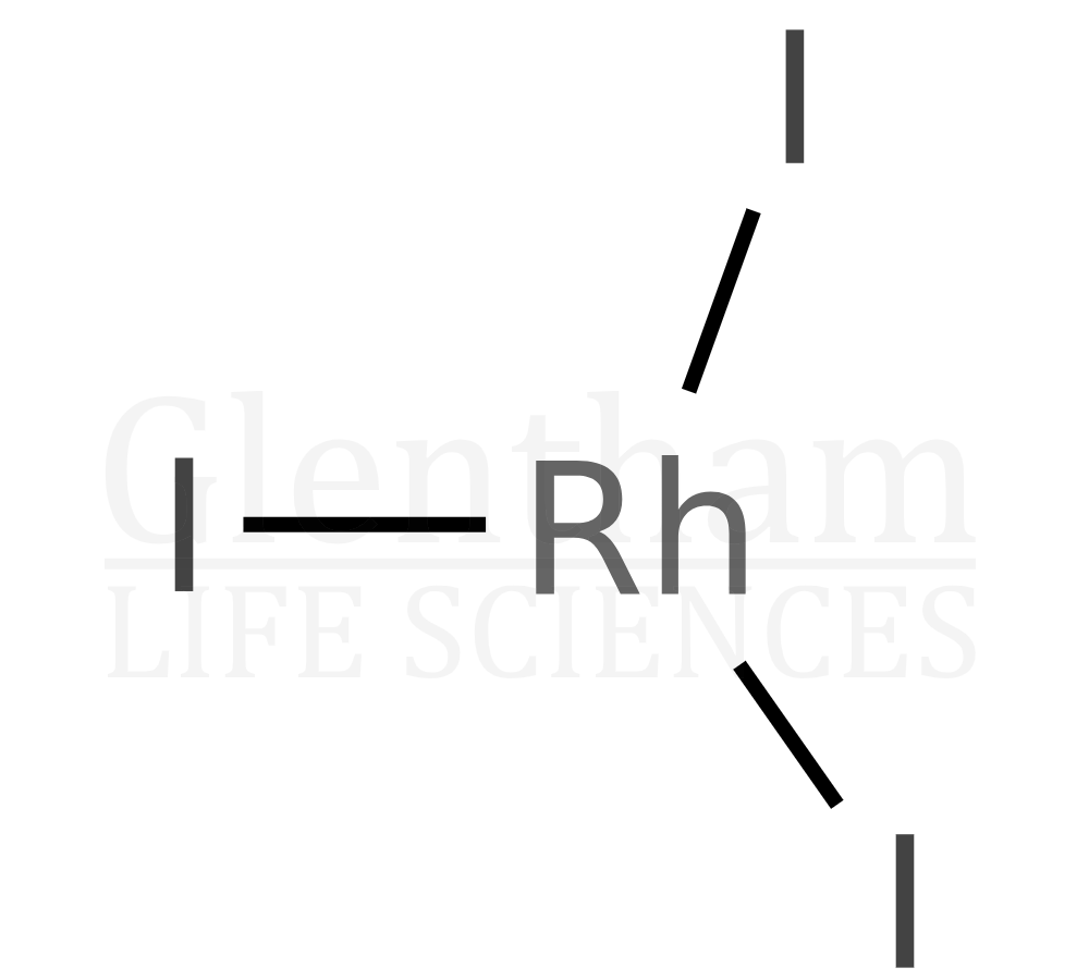 Structure for Rhodium(III) iodide, 99.95% (metals basis)