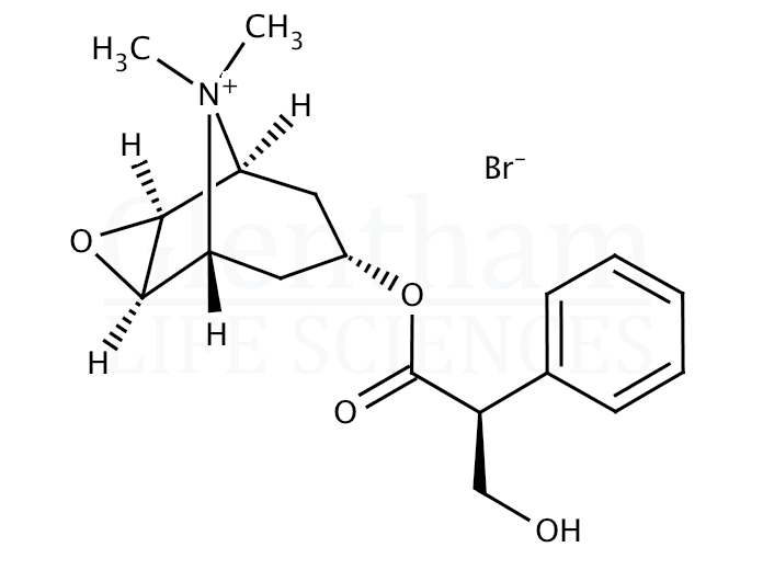 Structure for (-)-Scopolamine methyl bromide