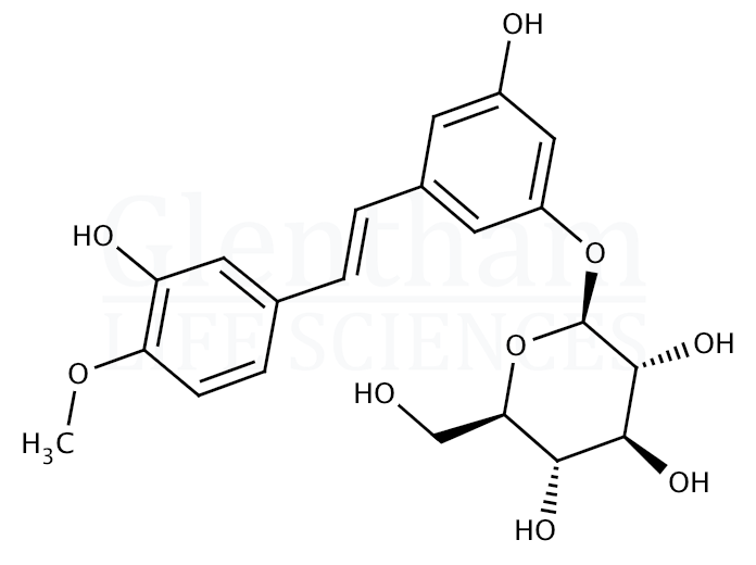 Structure for Rhapontin (155-58-8)
