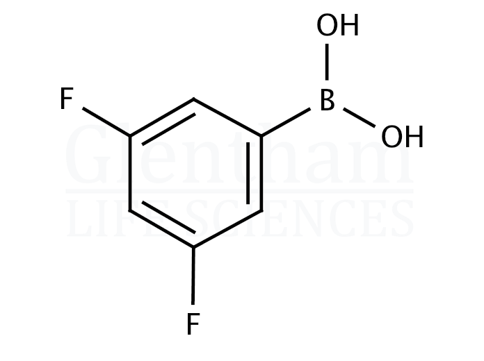 Structure for 3,5-Difluorophenylboronic acid