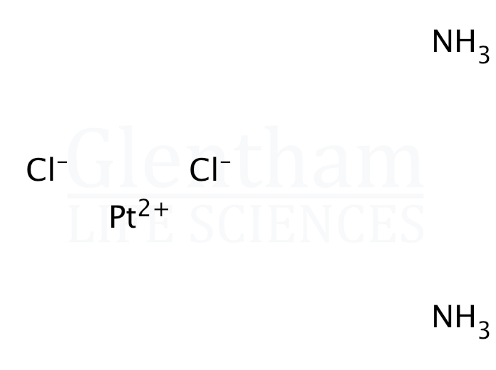 Strcuture for cis-Dichlorodiamine platinum(II); 99.95% (metals basis)