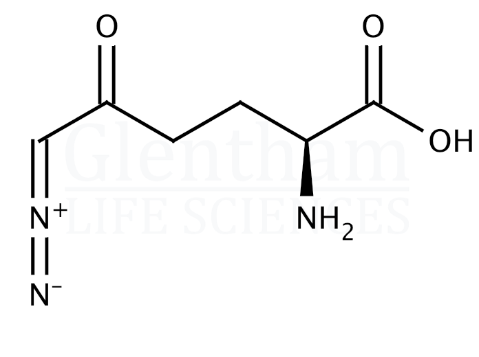 Structure for 6-Diazo-5-oxo-L-norleucine (157-03-9)