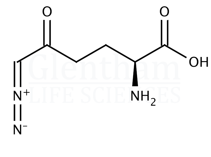 Structure for 6-Diazo-5-oxo-L-norleucine