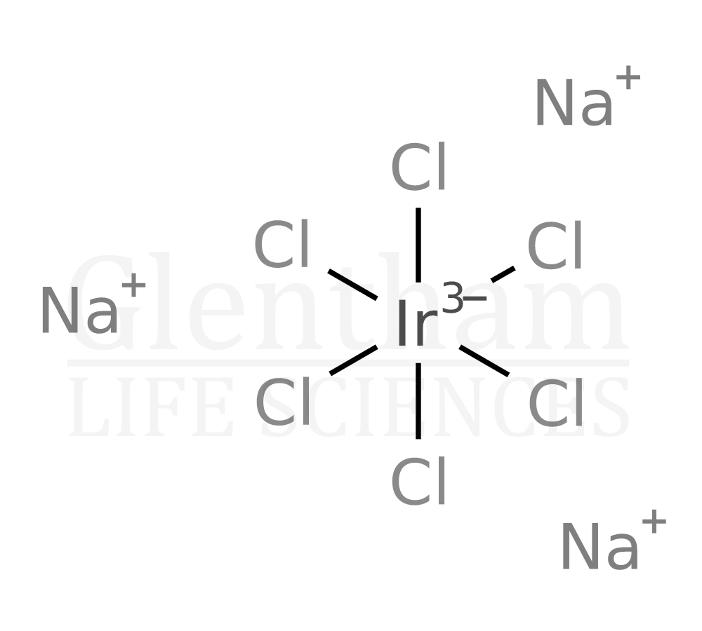 Sodium hexachloroiridate(III) Structure