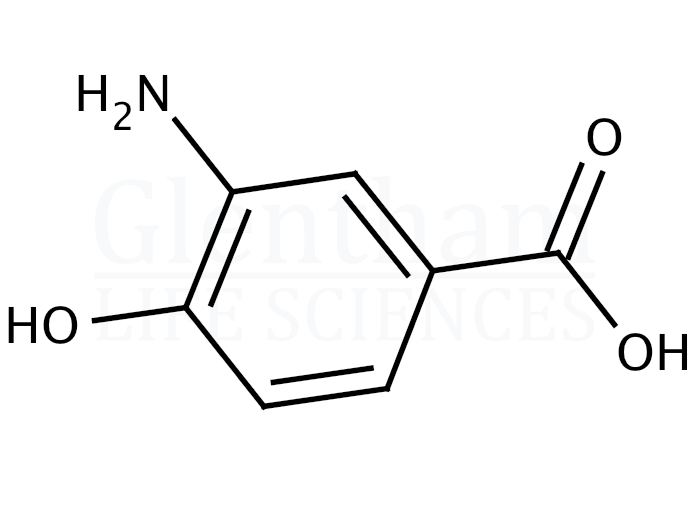 Structure for 3-Amino-4-hydroxybenzoic acid 