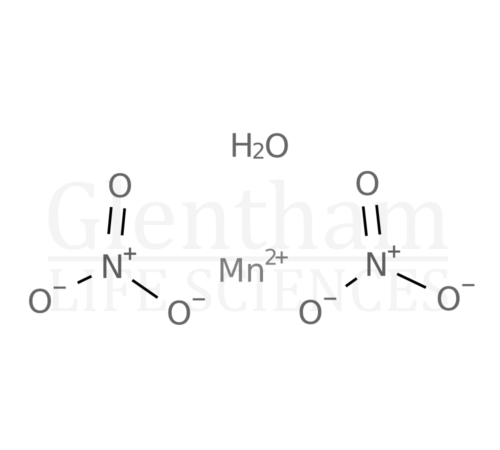 Structure for  Manganese(II) nitrate, hydrate, 99.99%  (15710-66-4)