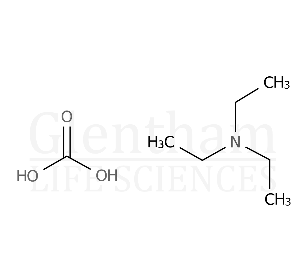 Triethylammonium bicarbonate buffer, 1M solution Structure