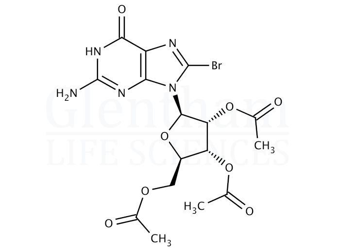 Strcuture for 2'',3'',5''-Tri-O-acetyl-8-bromoadenosine