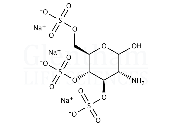 D-Glucosamine-3,4,6-tri-O-sulphate sodium salt Structure