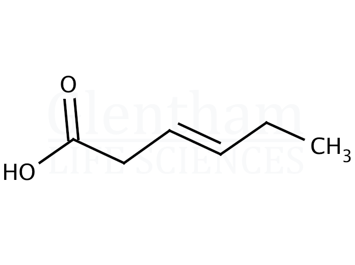 Structure for  trans-3-Hexenoic acid  (1577-18-0)