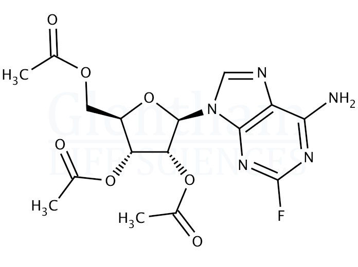 Structure for 2'',3'',5''-Tri-O-acetyl-2-fluoroadenosine (15811-32-2)