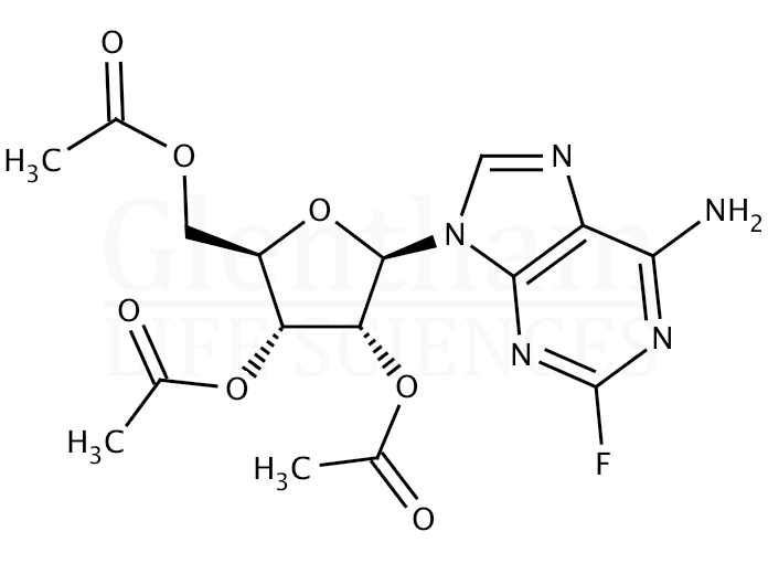 Structure for 2'',3'',5''-Tri-O-acetyl-2-fluoroadenosine