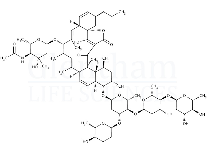 Structure for Saccharocarcin B (158475-33-3)