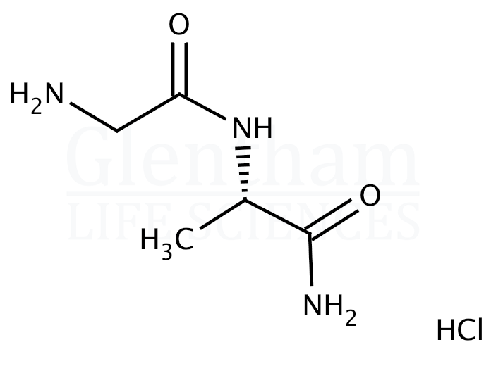Strcuture for H-Gly-Ala-NH2 hydrochloride