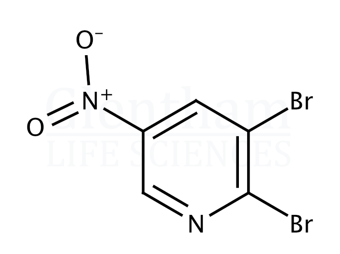 2,3-Dibromo-5-nitropyridine Structure