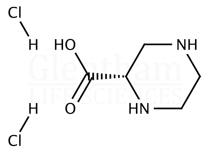 (S)-2-Piperazinecarboxylic acid dihydrochloride Structure