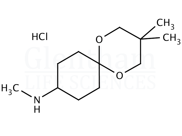 4-(Methylamino)cyclohexanone 2,2-dimethyltrimethylene ketal hydrochloride Structure