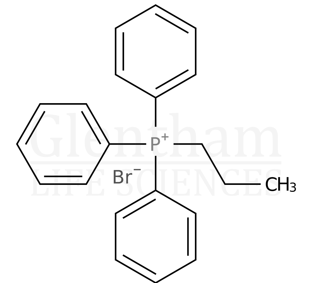 Structure for Triphenyl propyl phosphonium bromide